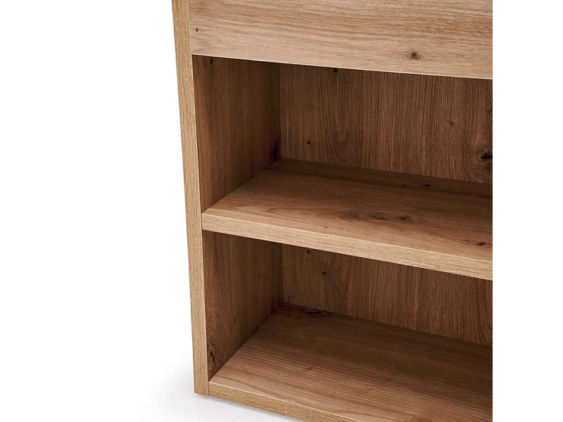 Table basse rectangulaire 100 x 55 cm couleur chêne artisanal LORIE