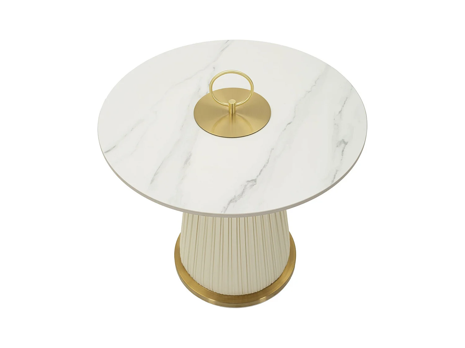 Tavolino MF704, Beige, 54x60x60 cm, Epikasa