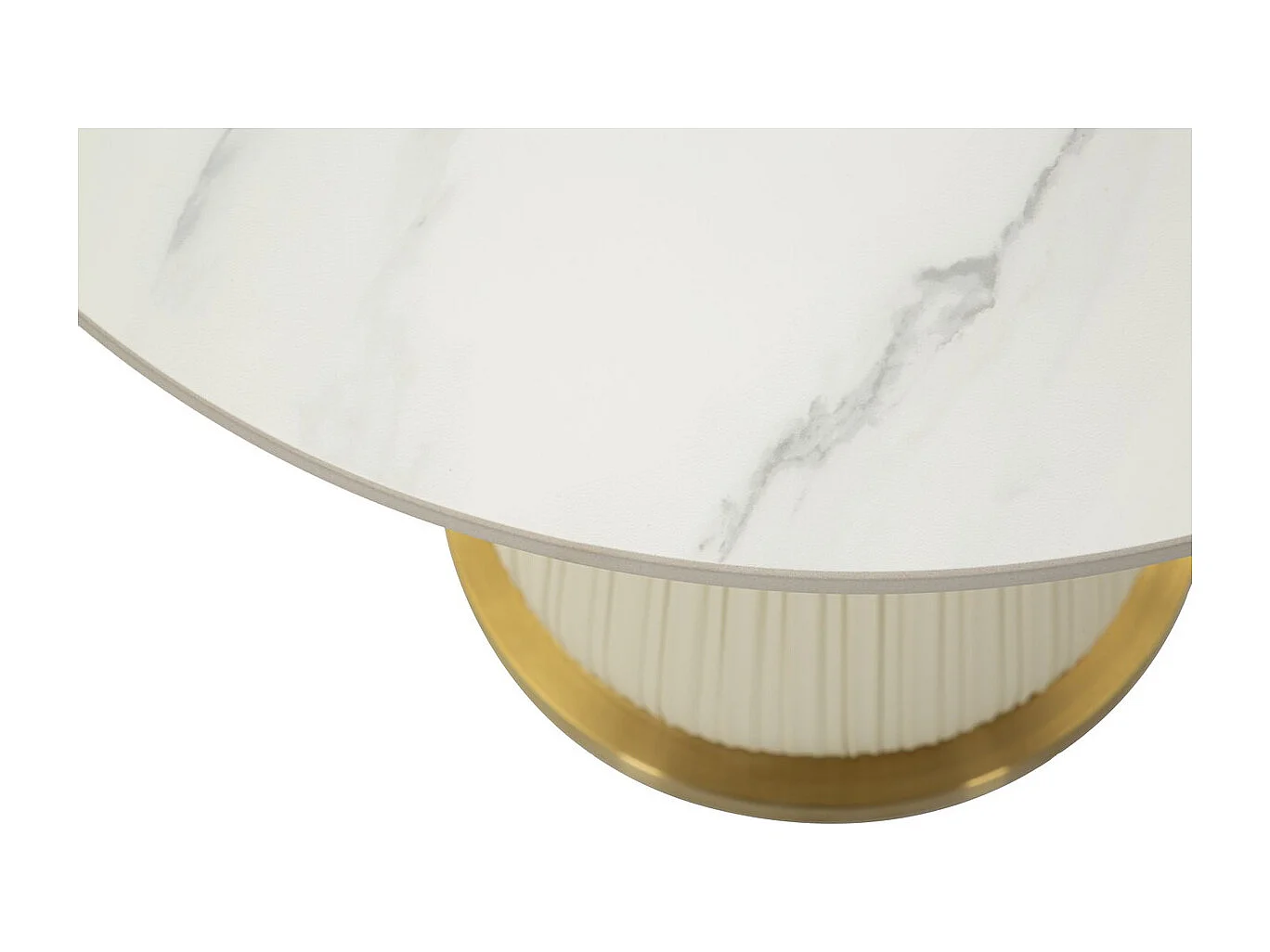 Table Basse MF704, Beige, 54x60x60 cm, Epikasa