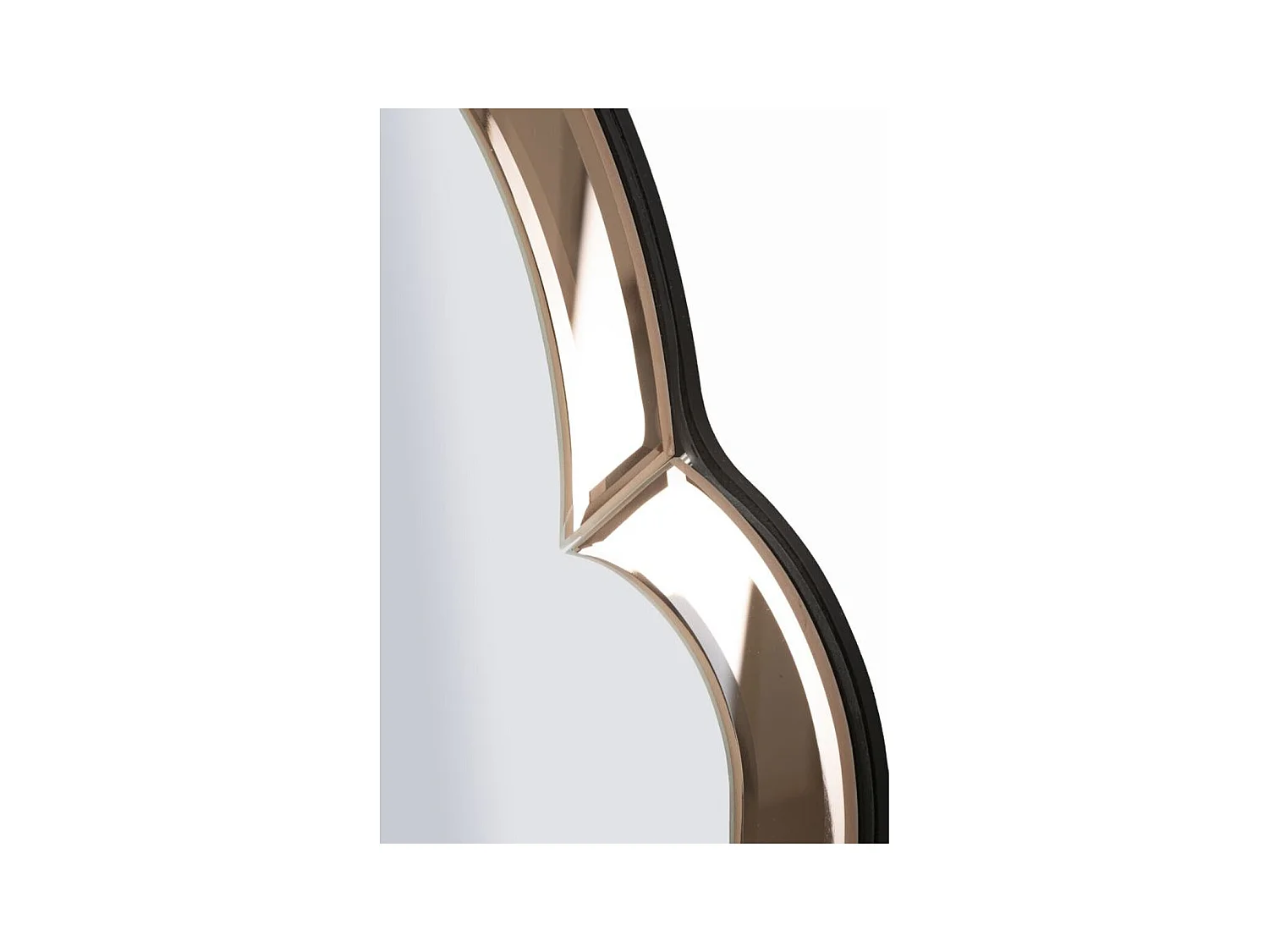 Miroir avec Cadre Classique 7, Rose, 80x47x1 cm, Seven Design