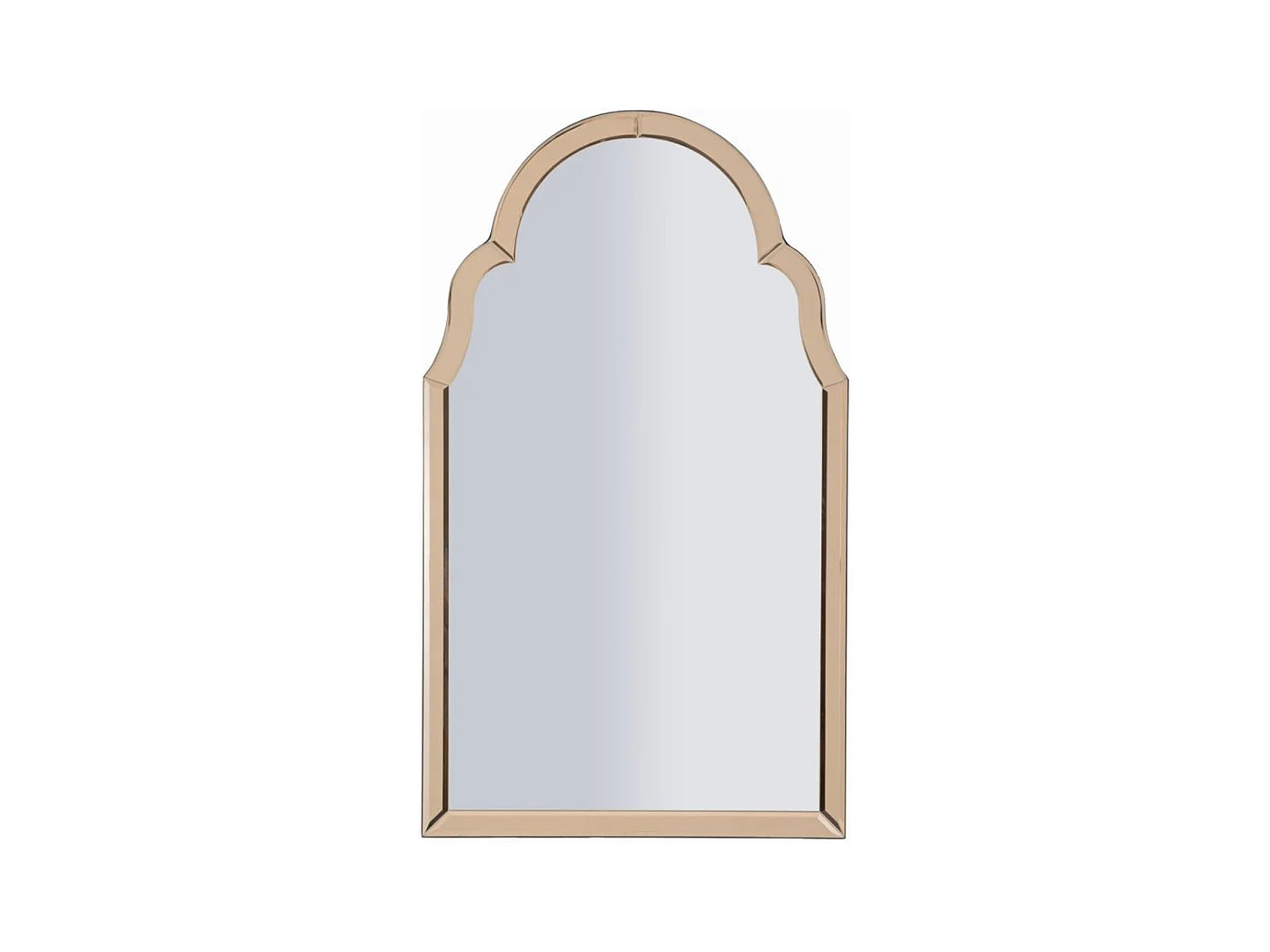 Miroir avec Cadre Classique 7, Rose, 80x47x1 cm, Epikasa
