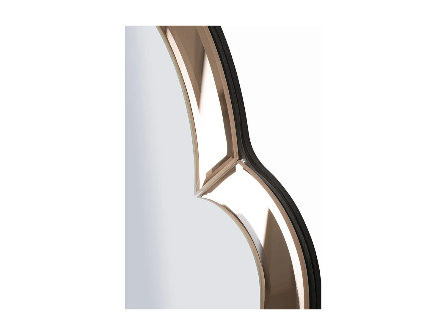 Lustro w Ramie Klasyk 7, Różowy, 80x47x1 cm, Seven Design