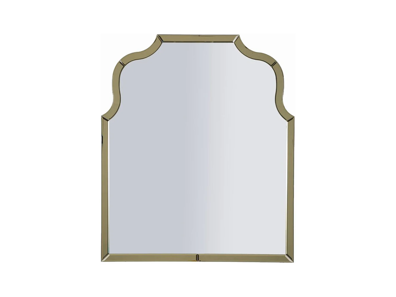 Specchio con Cornice Classico 1, Oro, 100x85x1 cm, Epikasa