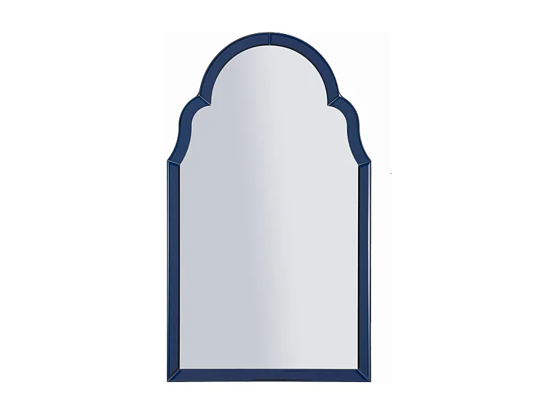 Miroir avec Cadre Classique 4, Bleu, 80x47x1 cm, Epikasa