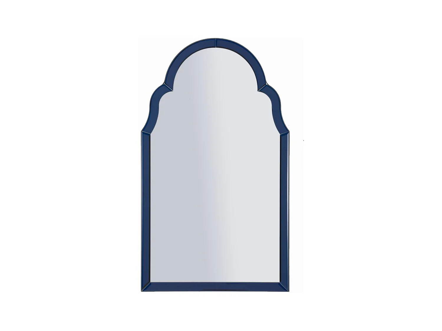 Miroir avec Cadre Classique 4, Bleu, 80x47x1 cm, Seven Design