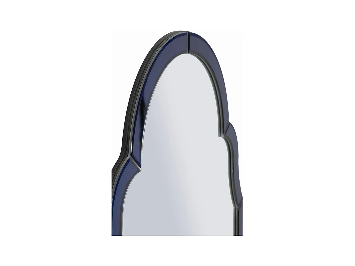Miroir avec Cadre Classique 4, Bleu, 80x47x1 cm, Seven Design
