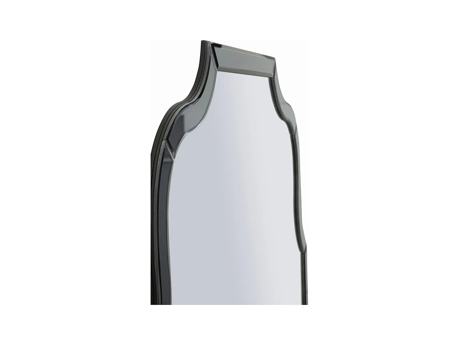 Specchio con Cornice Classico, Grigio, 100x85x1 cm, Epikasa