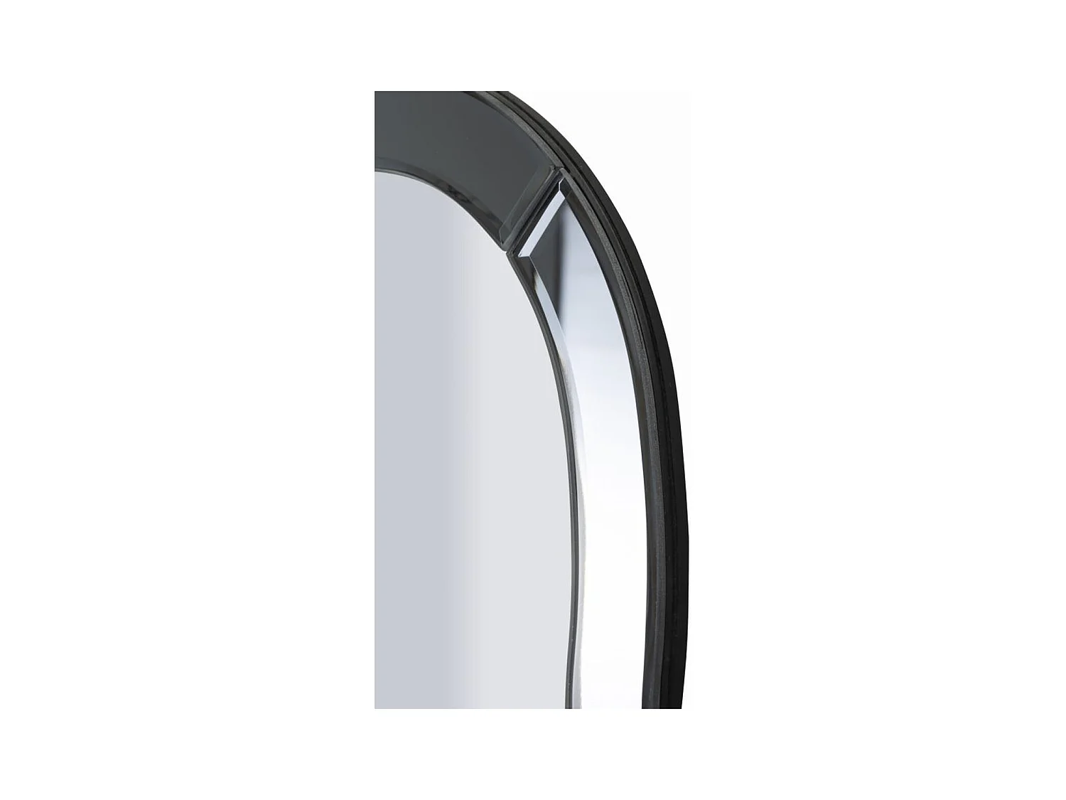 Specchio con Cornice Classico, Grigio, 100x85x1 cm, Epikasa