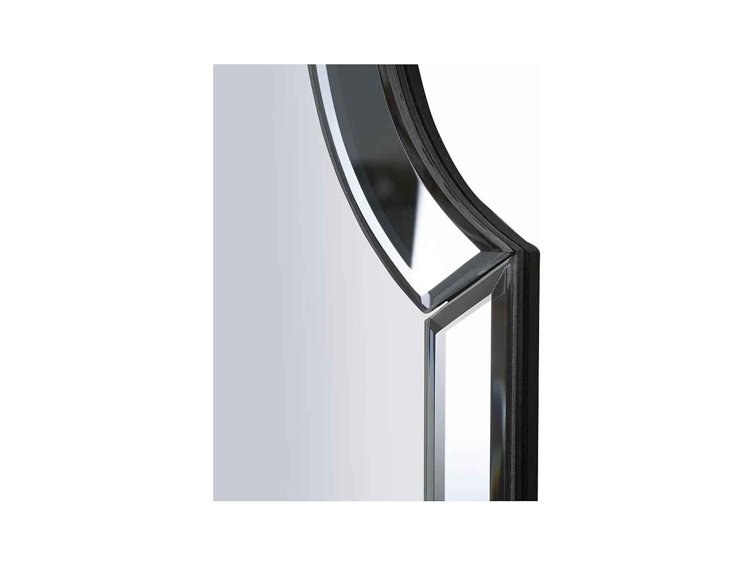 Specchio con Cornice Classico, Grigio, 100x85x1 cm, Epikasa