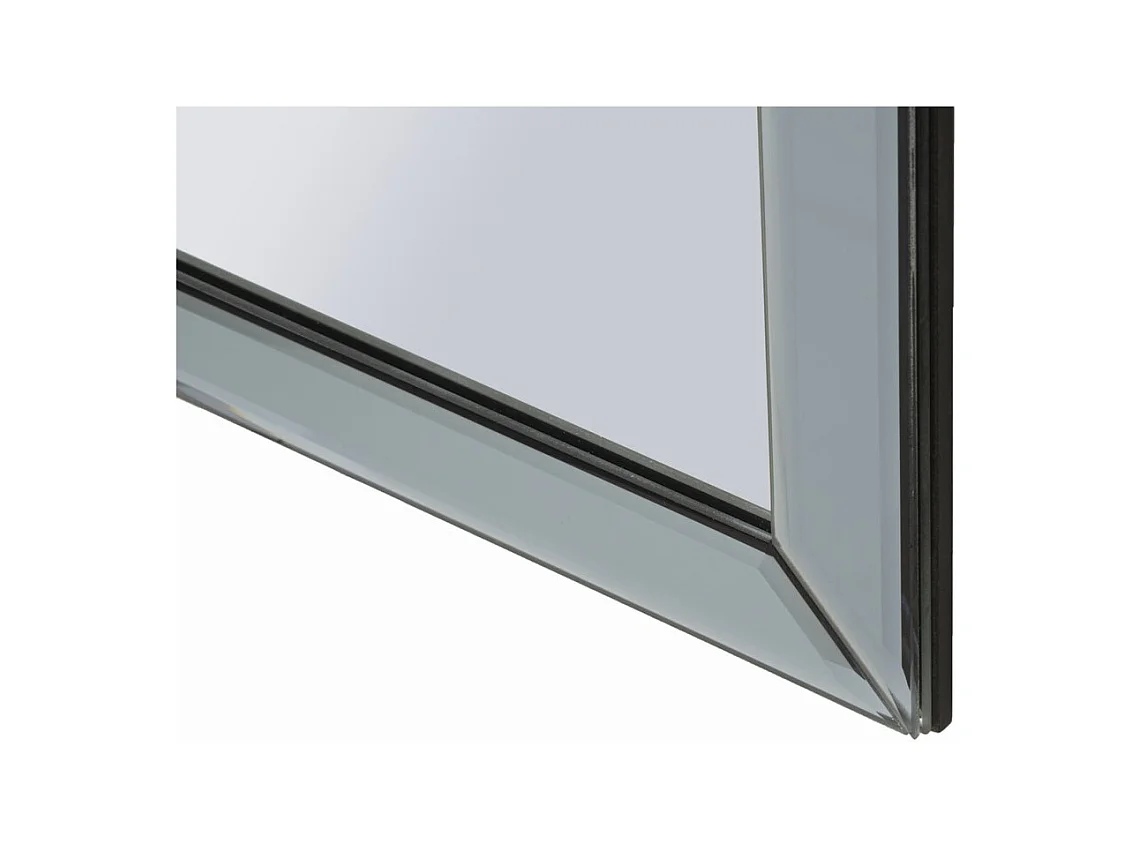 Specchio con Cornice Classico, Grigio, 100x85x1 cm, Epikasa
