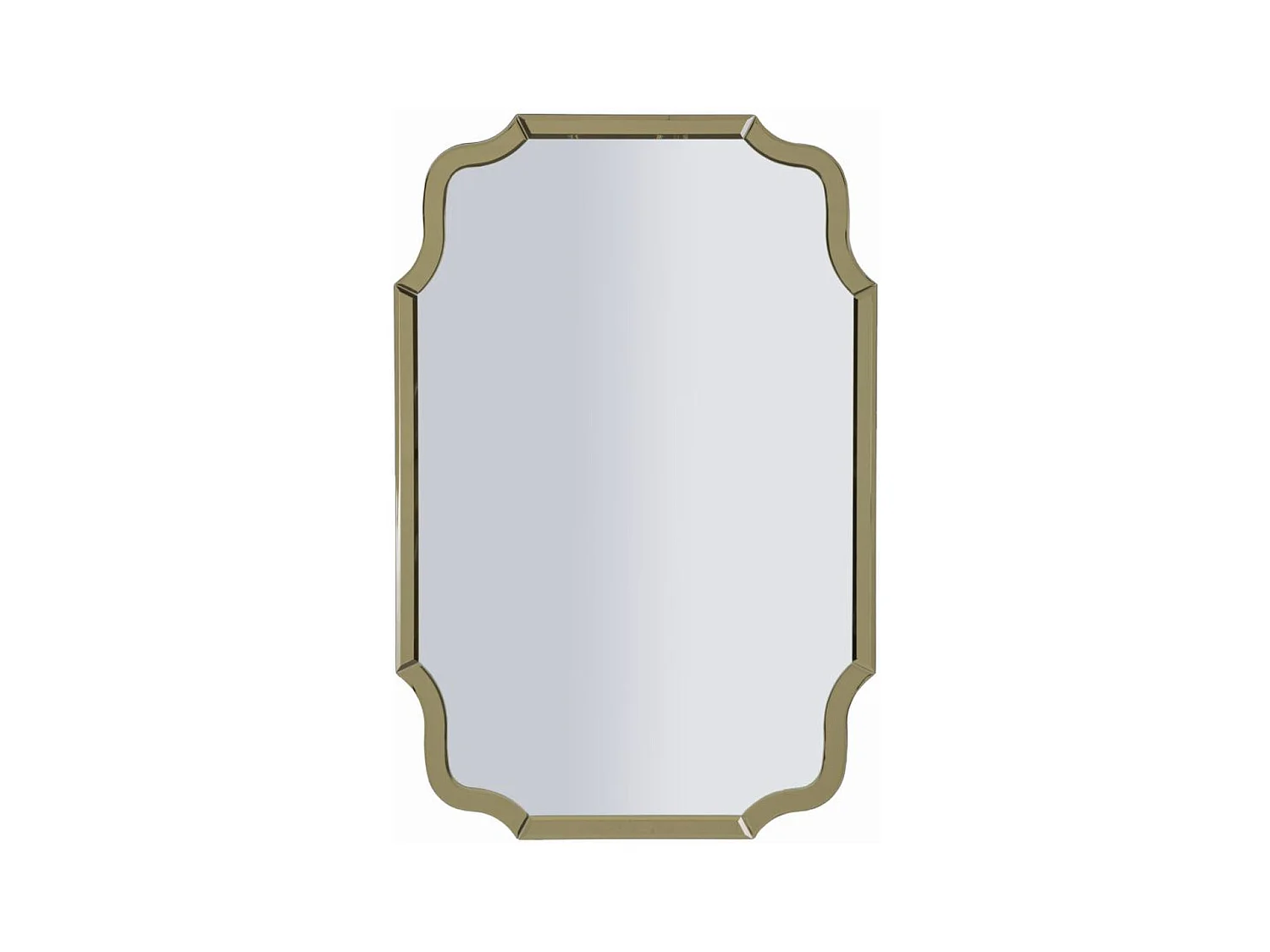 Specchio con Cornice Classico 11, Oro, 90x60x1 cm, Epikasa