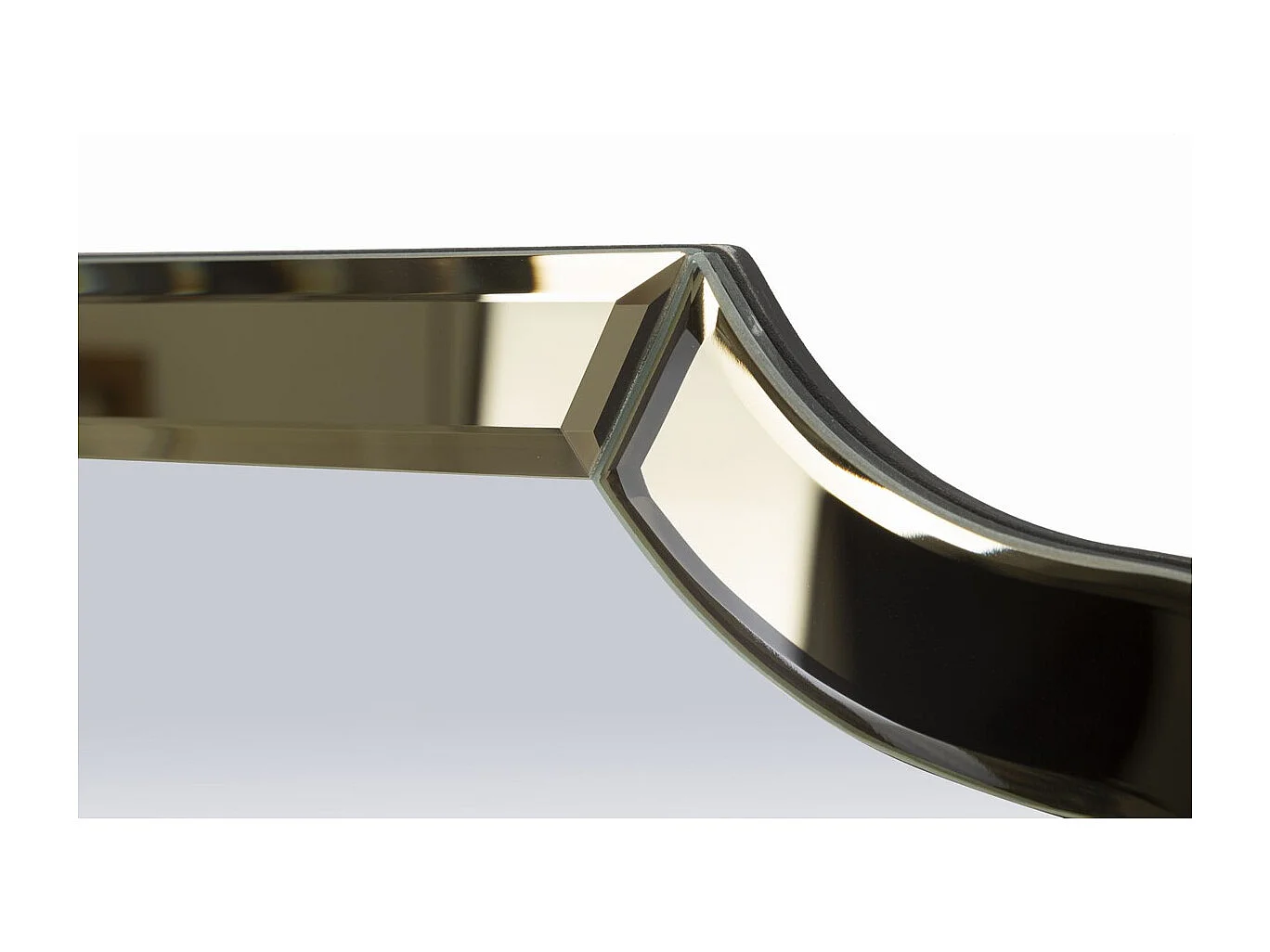 Lustro w Ramie Klasyk 11, Złoto, 90x60x1 cm, Epikasa