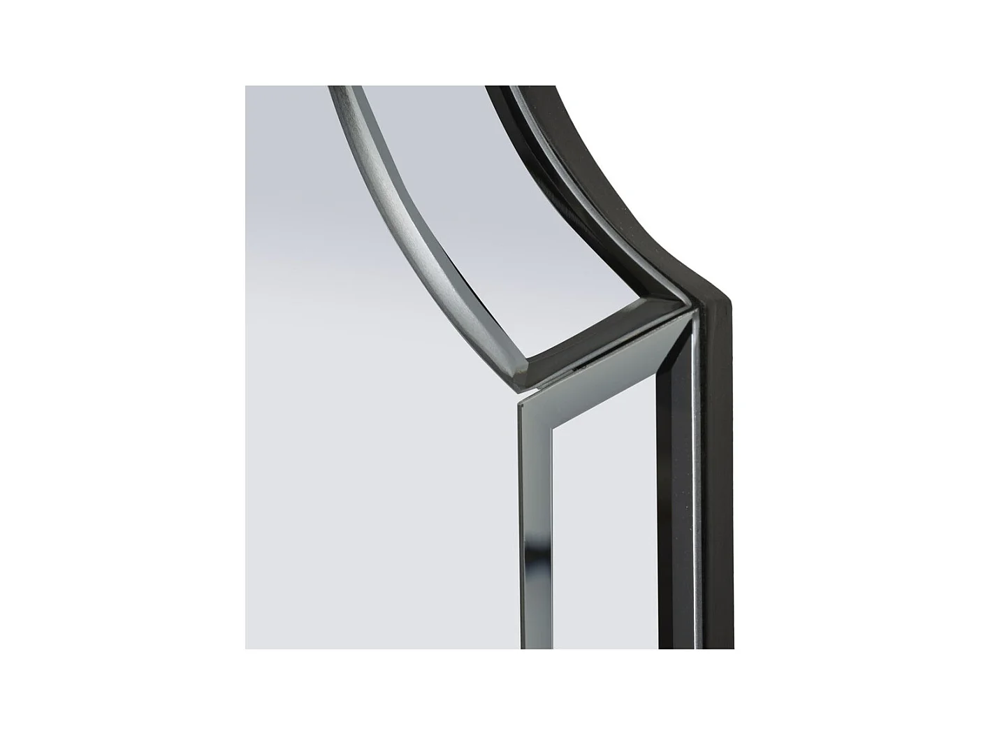 Specchio con Cornice Classico 8, Grigio, 150x60x2 cm, Epikasa