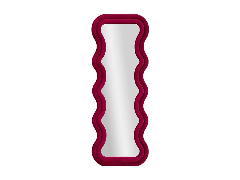 Specchio con Cornice Curve, Rosa, 160x60x6 cm, Epikasa