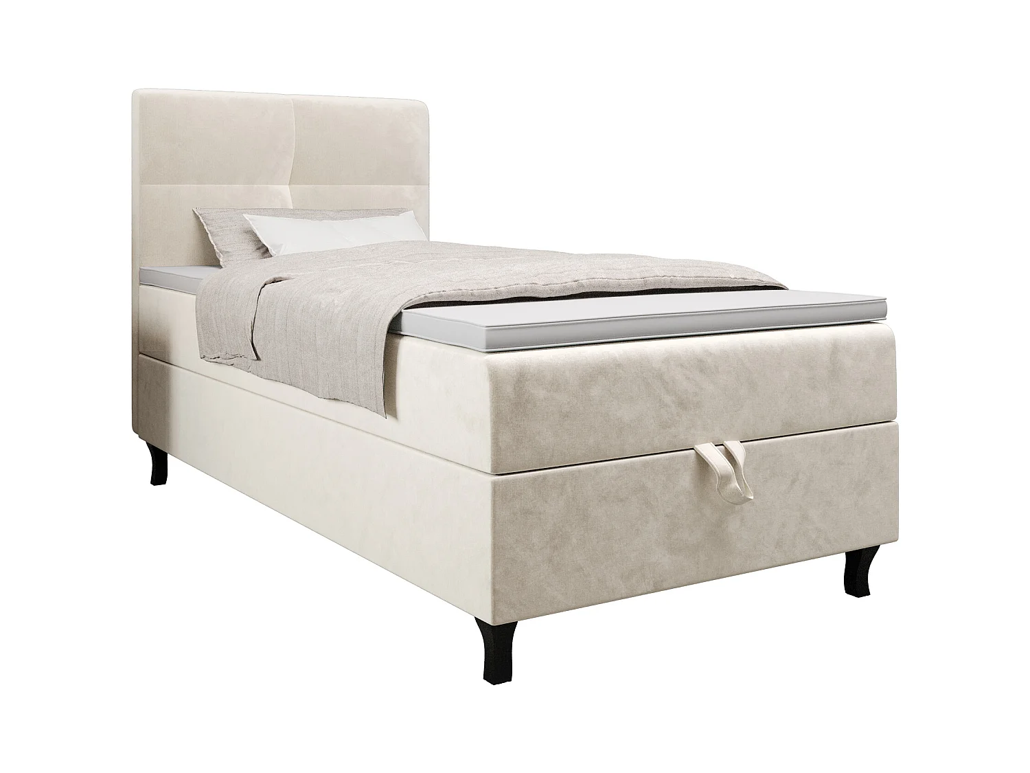 Boxspringbett LIMBA 90x200 Monolith 02