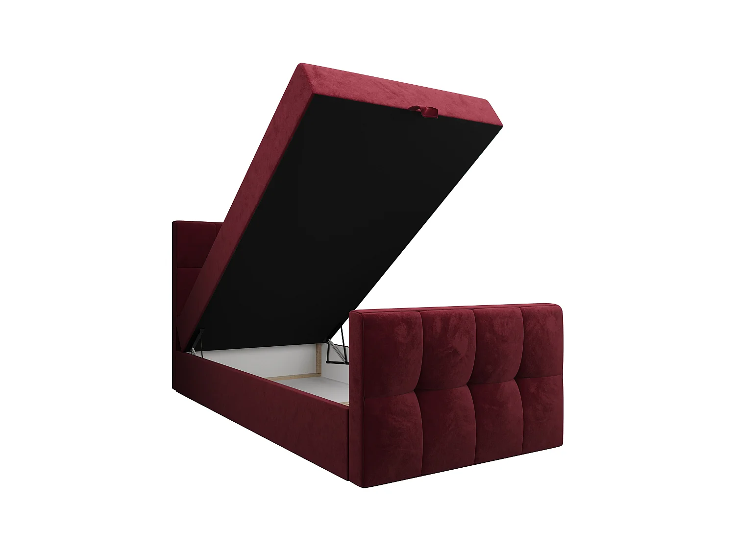 Boxspringbett MANHATAN 100x200 Monolith 59