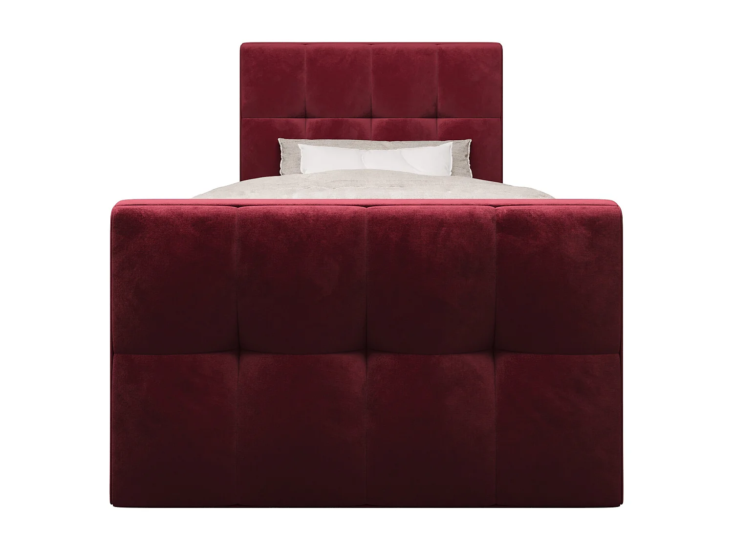 Boxspringbett MANHATAN 100x200 Monolith 59