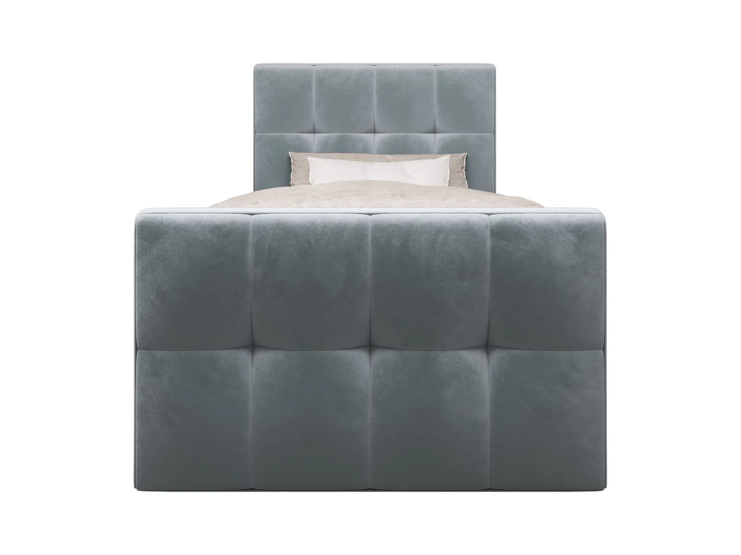 Boxspringbett MANHATAN 120x200 Monolith 72