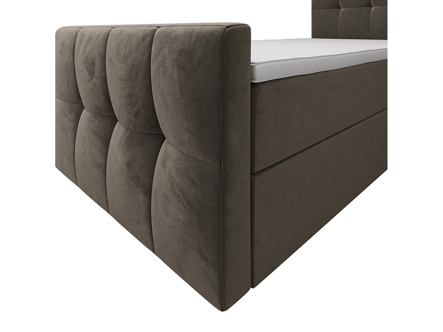 Boxspringbett MANHATAN 100x200 Monolith 15