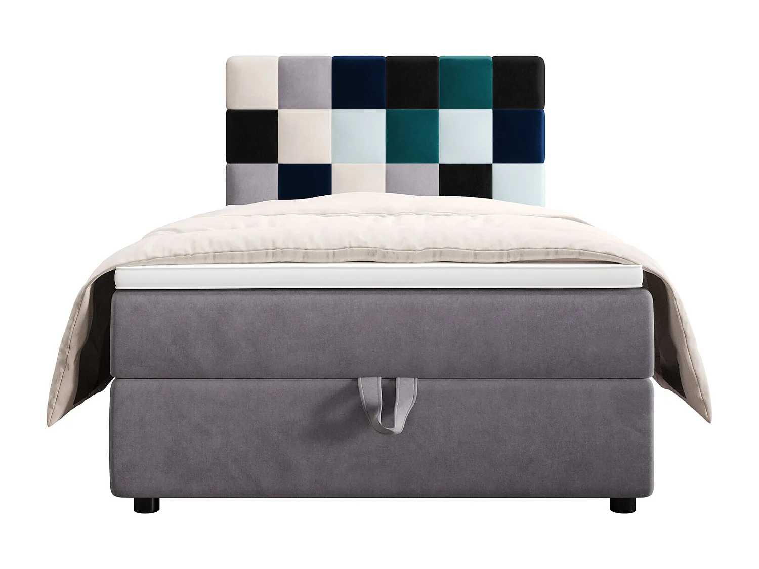 Boxspringbett LEMON 120x200 Itaka Blau