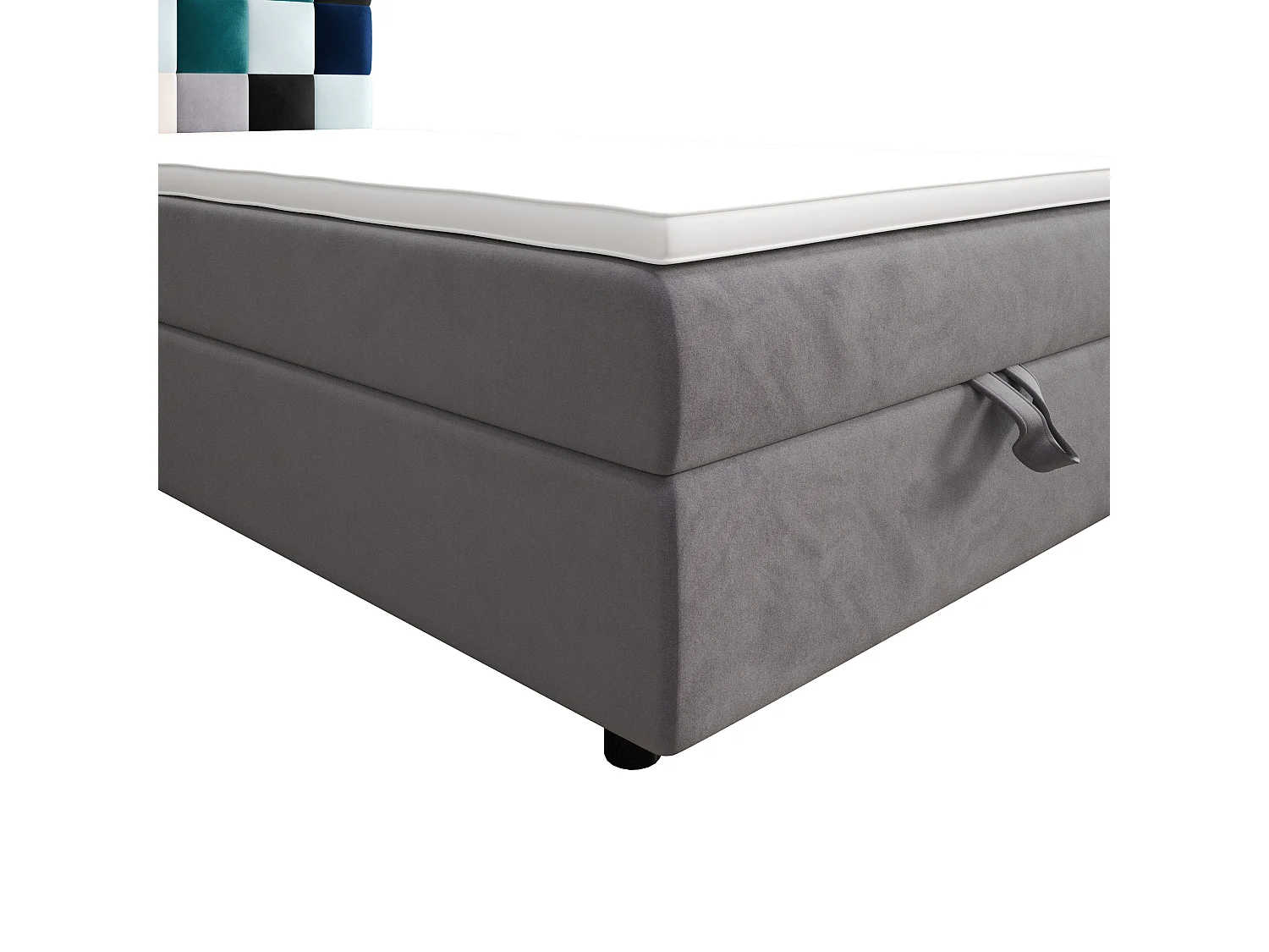 Boxspringbett LEMON 120x200 Itaka Blau