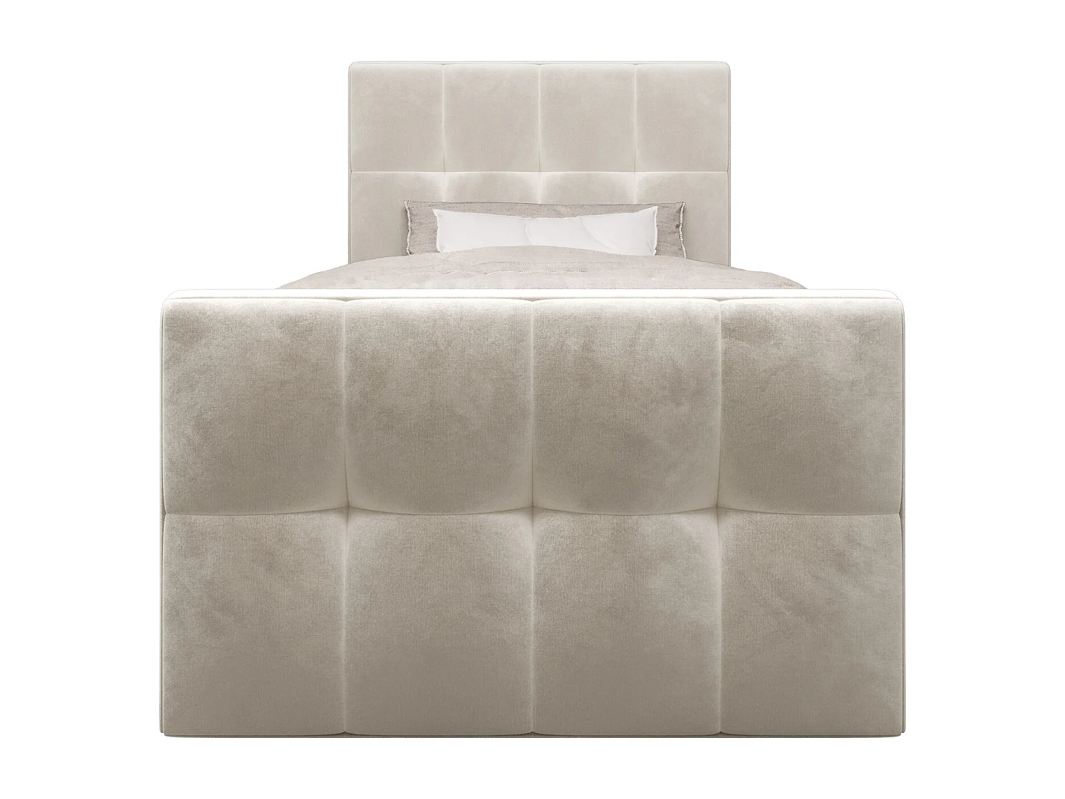 Boxspringbett MANHATAN 90x200 Monolith 02