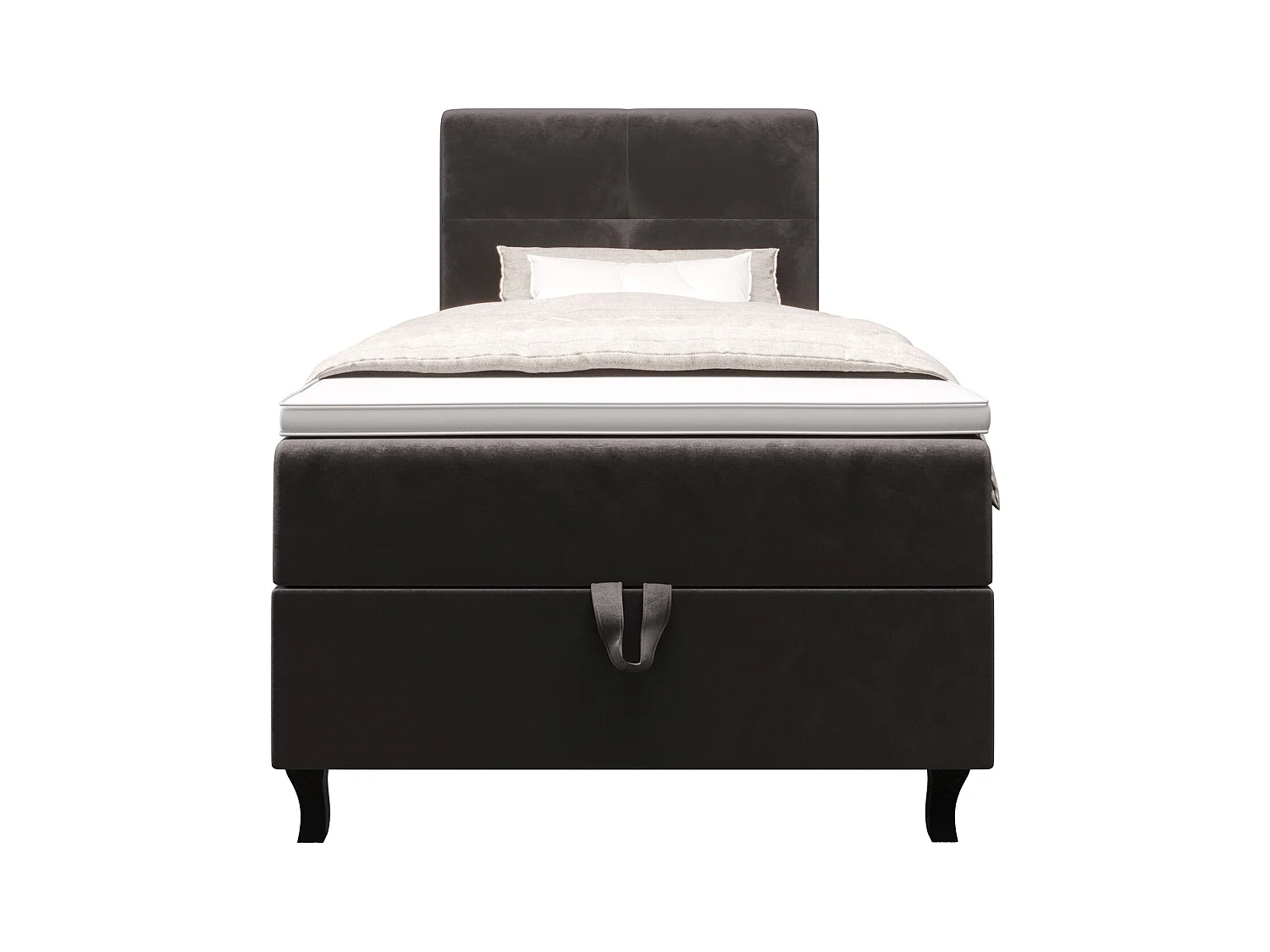 Boxspringbett LIMBA 90x200 Monolith 92