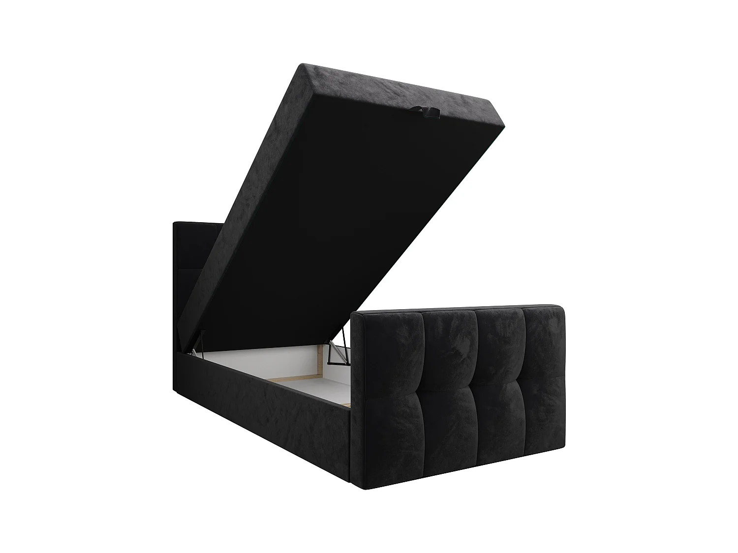 Boxspringbett MANHATAN 100x200 Monolith 97