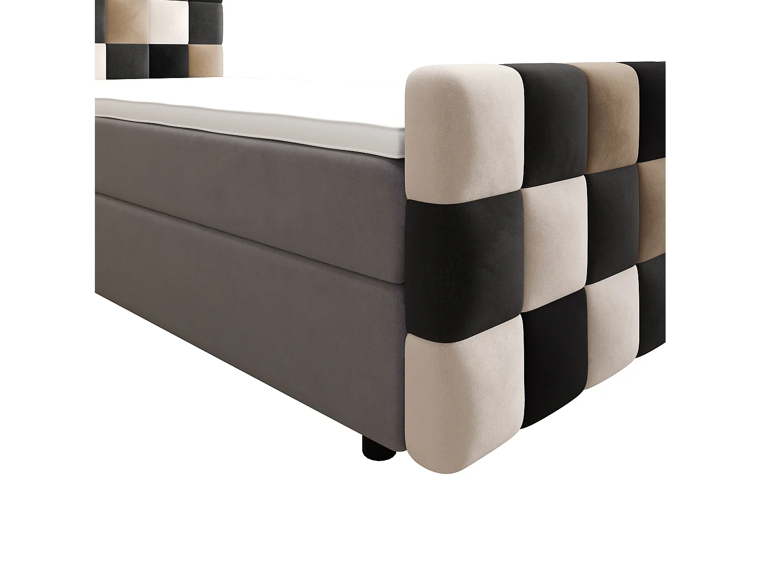 Boxspringbett LEMON Plus 100x200 Itaka Black