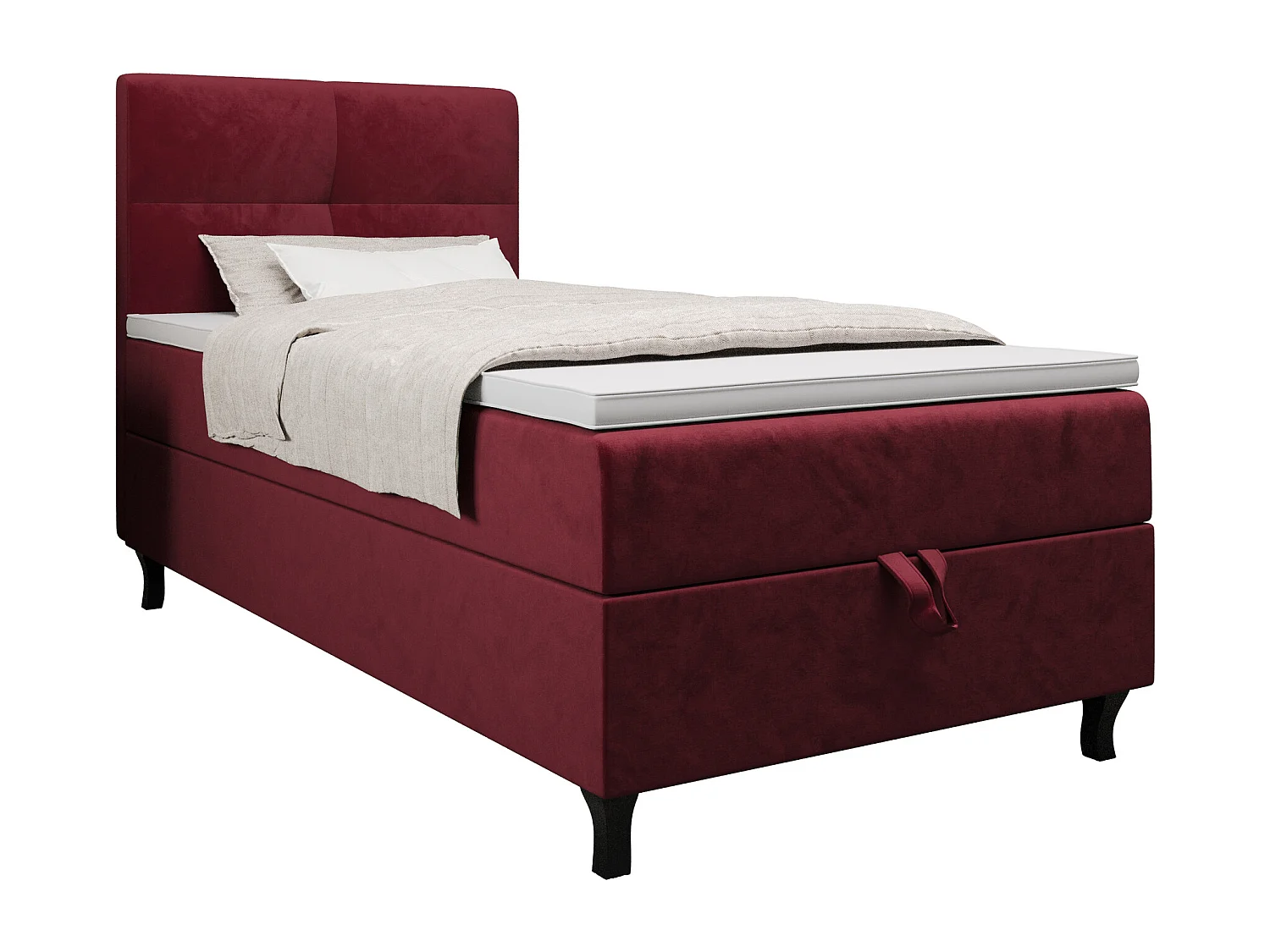 Boxspringbett LIMBA 100x200 Monolith 59