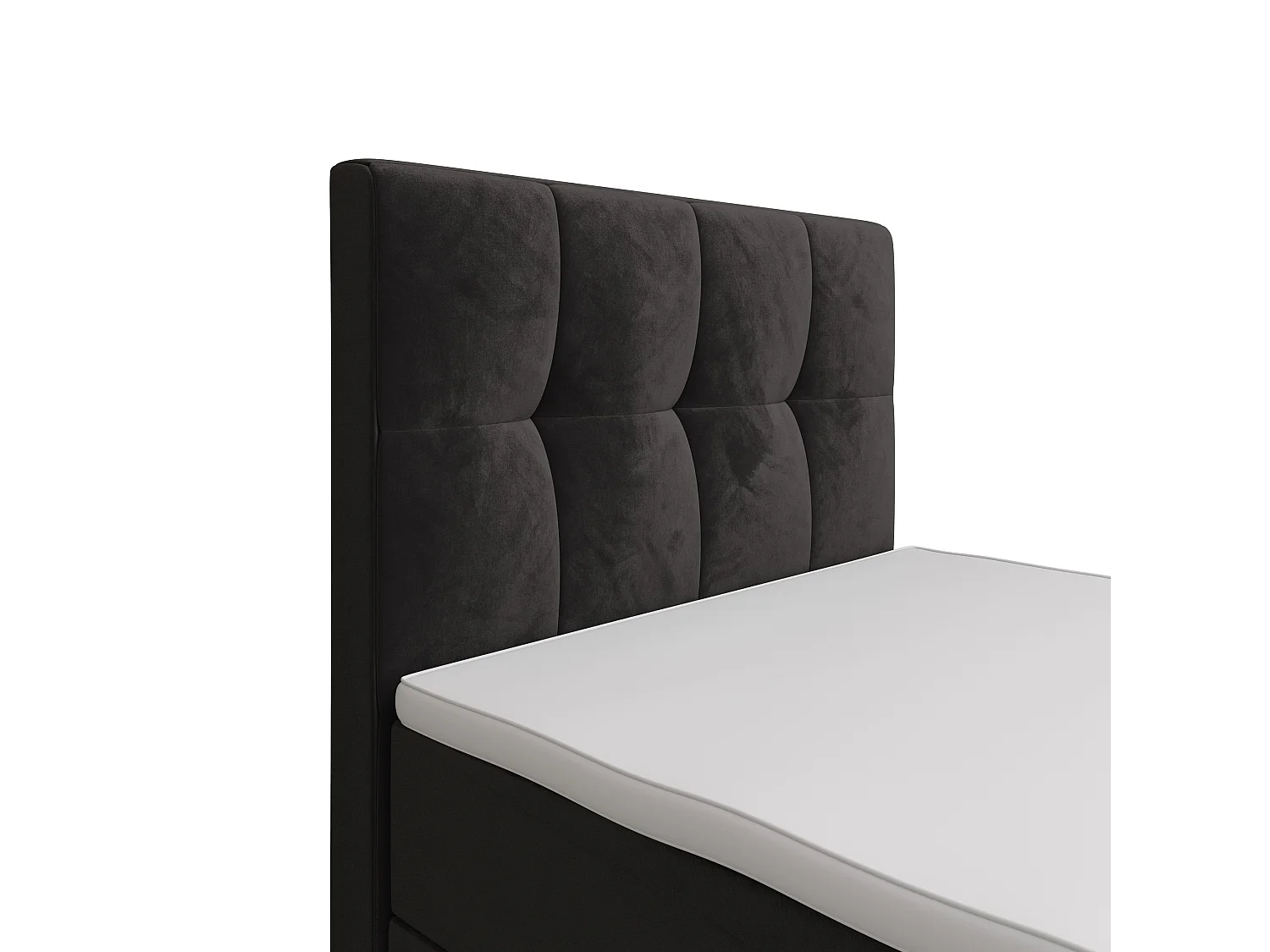 Boxspringbett MANHATAN 120x200 Monolith 92