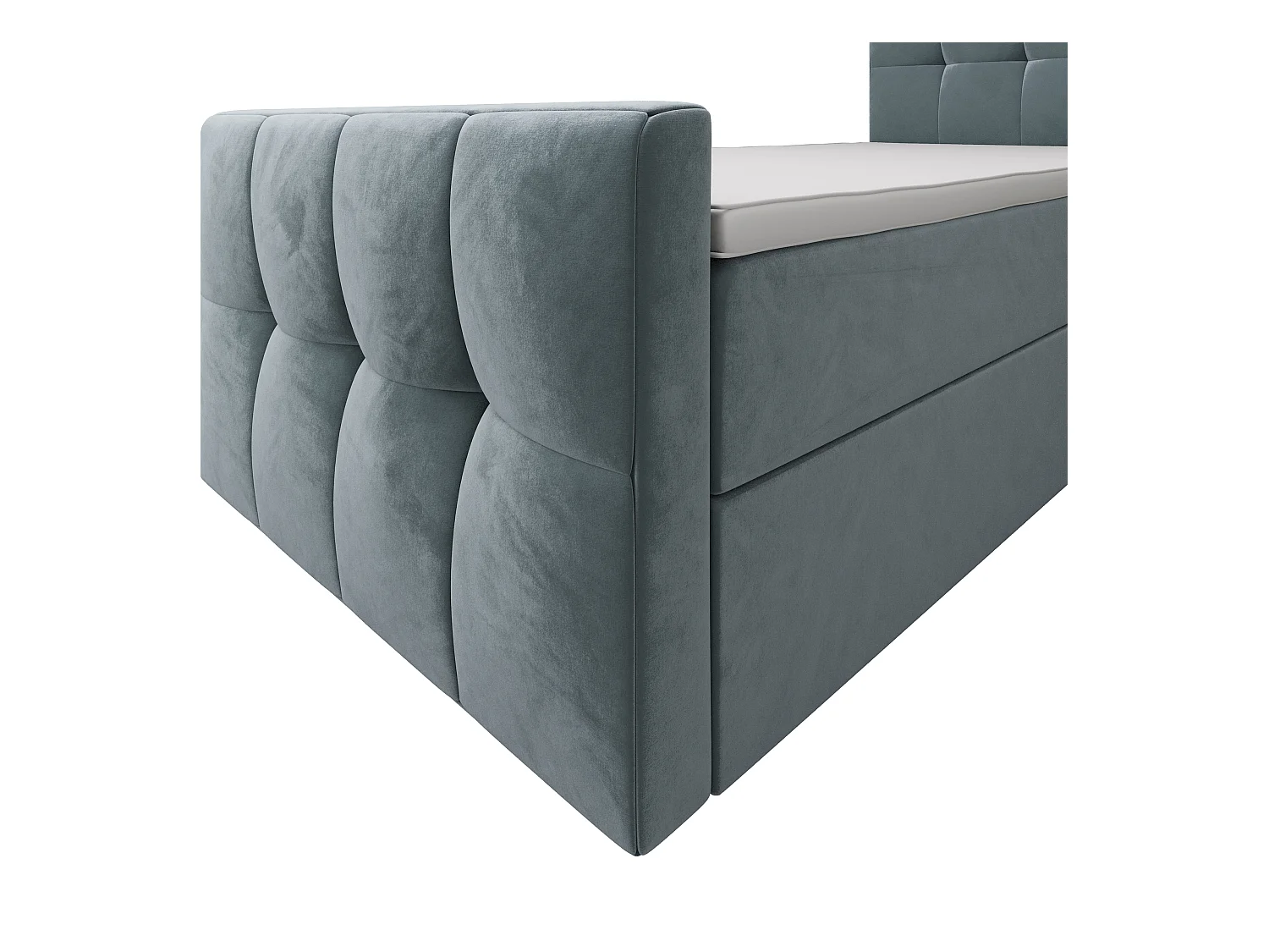 Boxspringbett MANHATAN 100x200 Monolith 72
