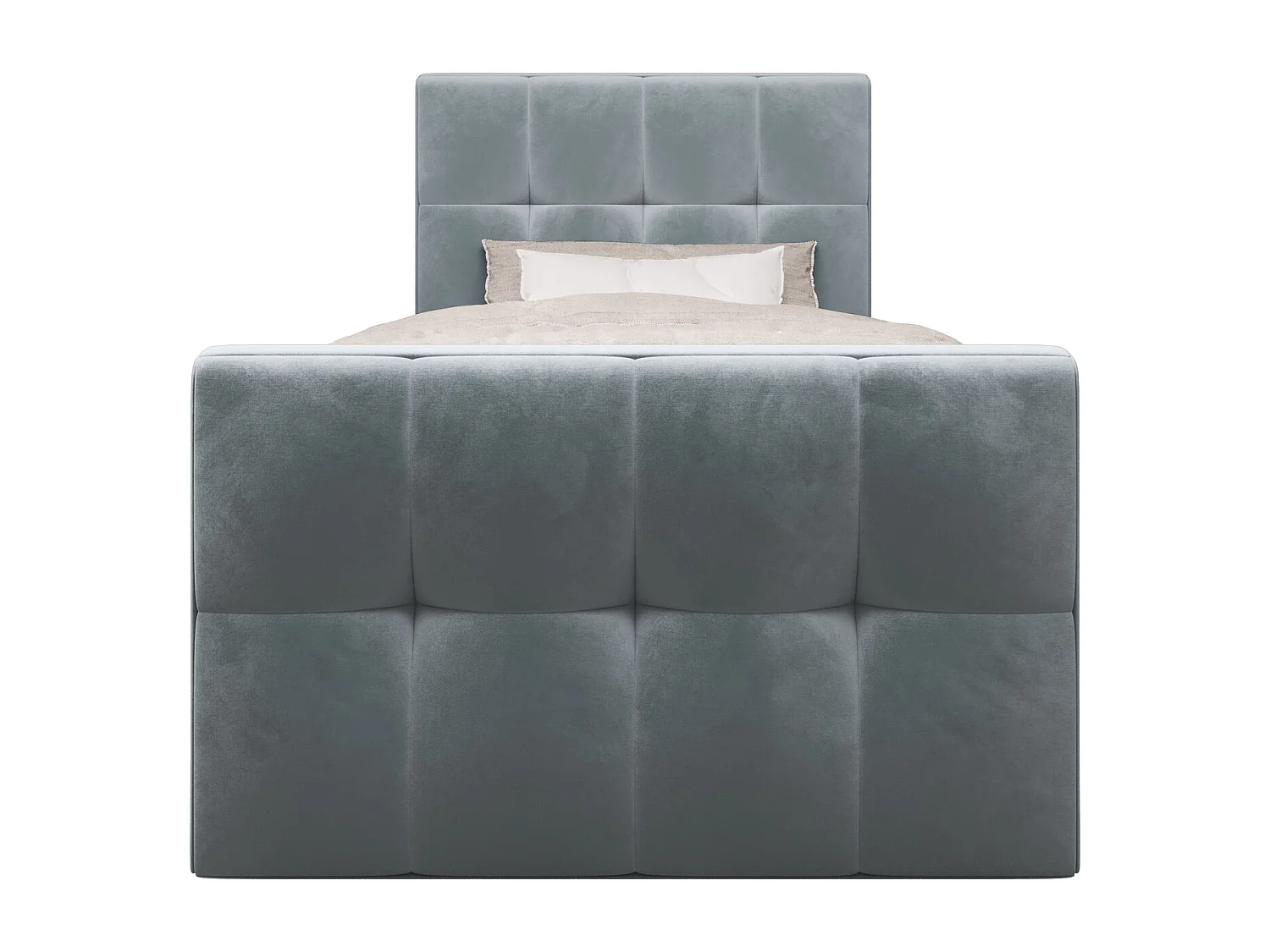 Boxspringbett MANHATAN 100x200 Monolith 72