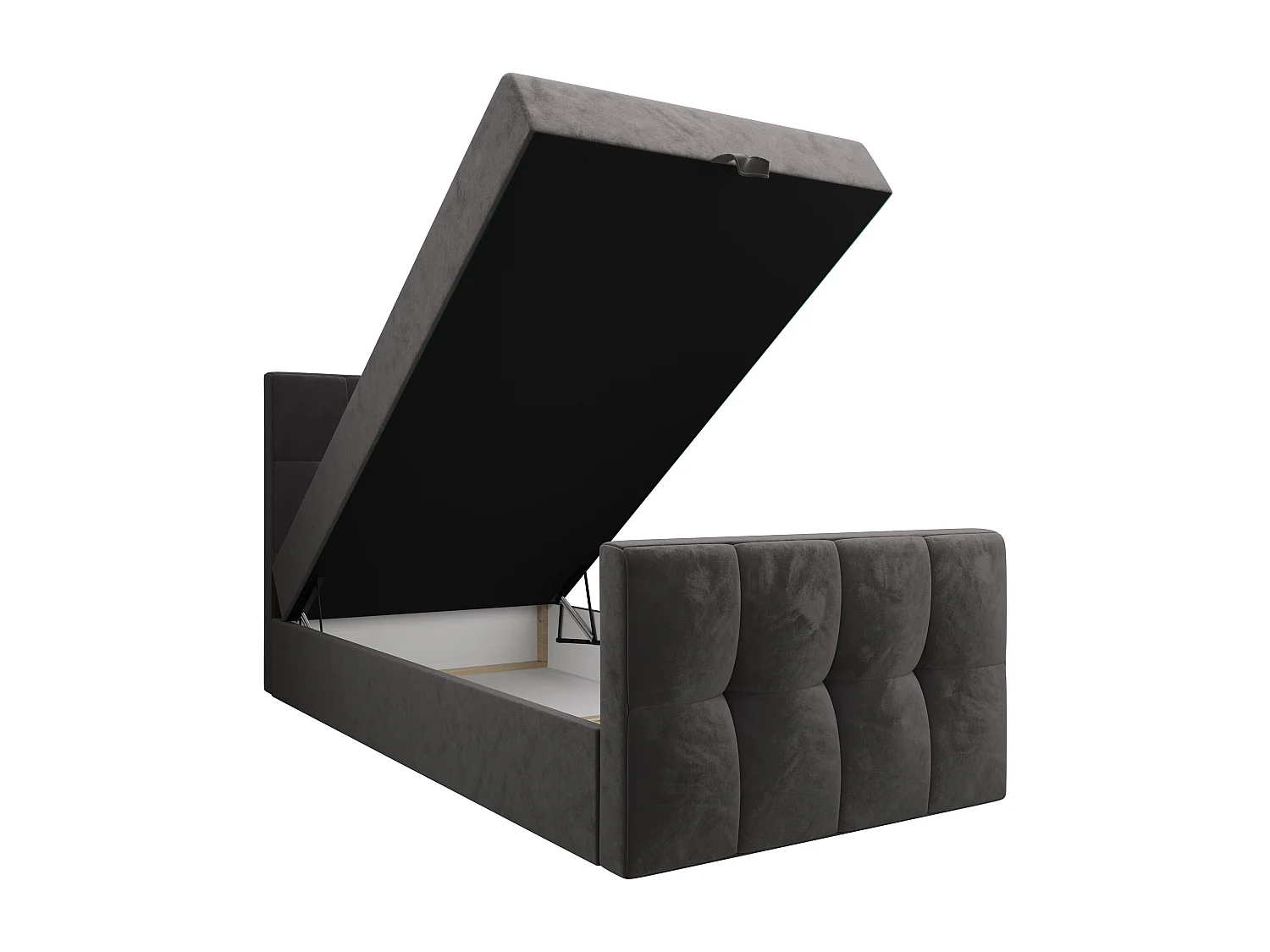 Boxspringbett MANHATAN 90x200 Monolith 92