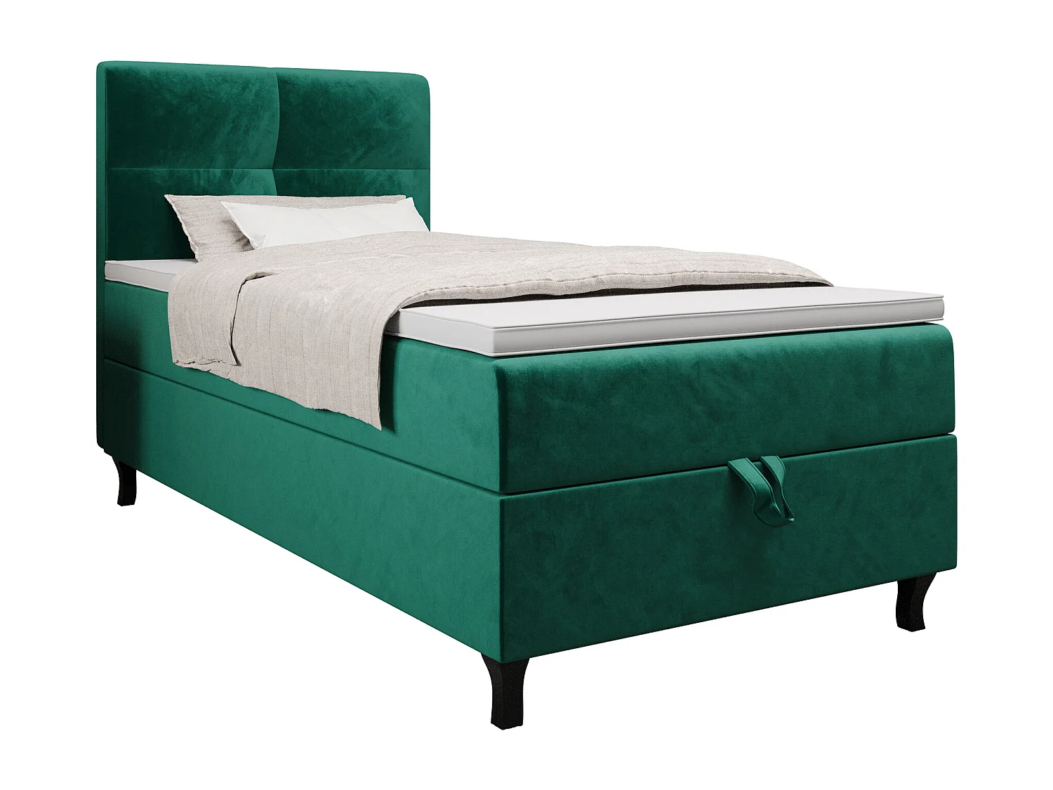 Boxspringbett LIMBA 100x200 Monolith 37