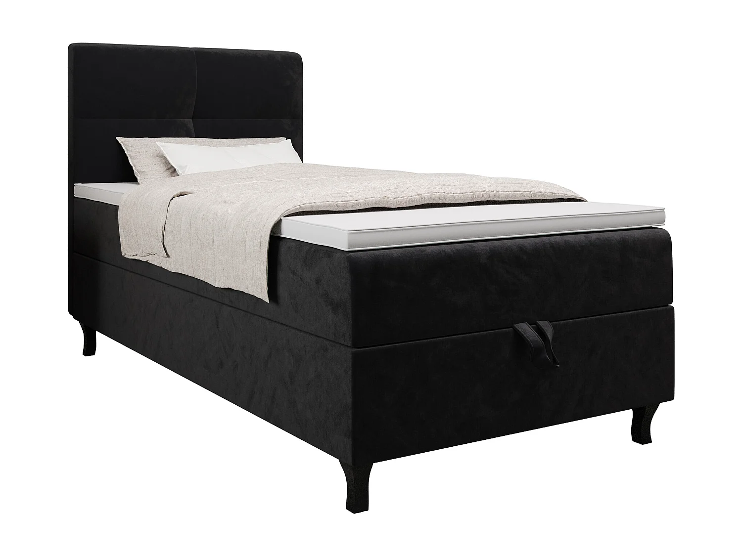 Boxspringbett LIMBA 100x200 Monolith 97