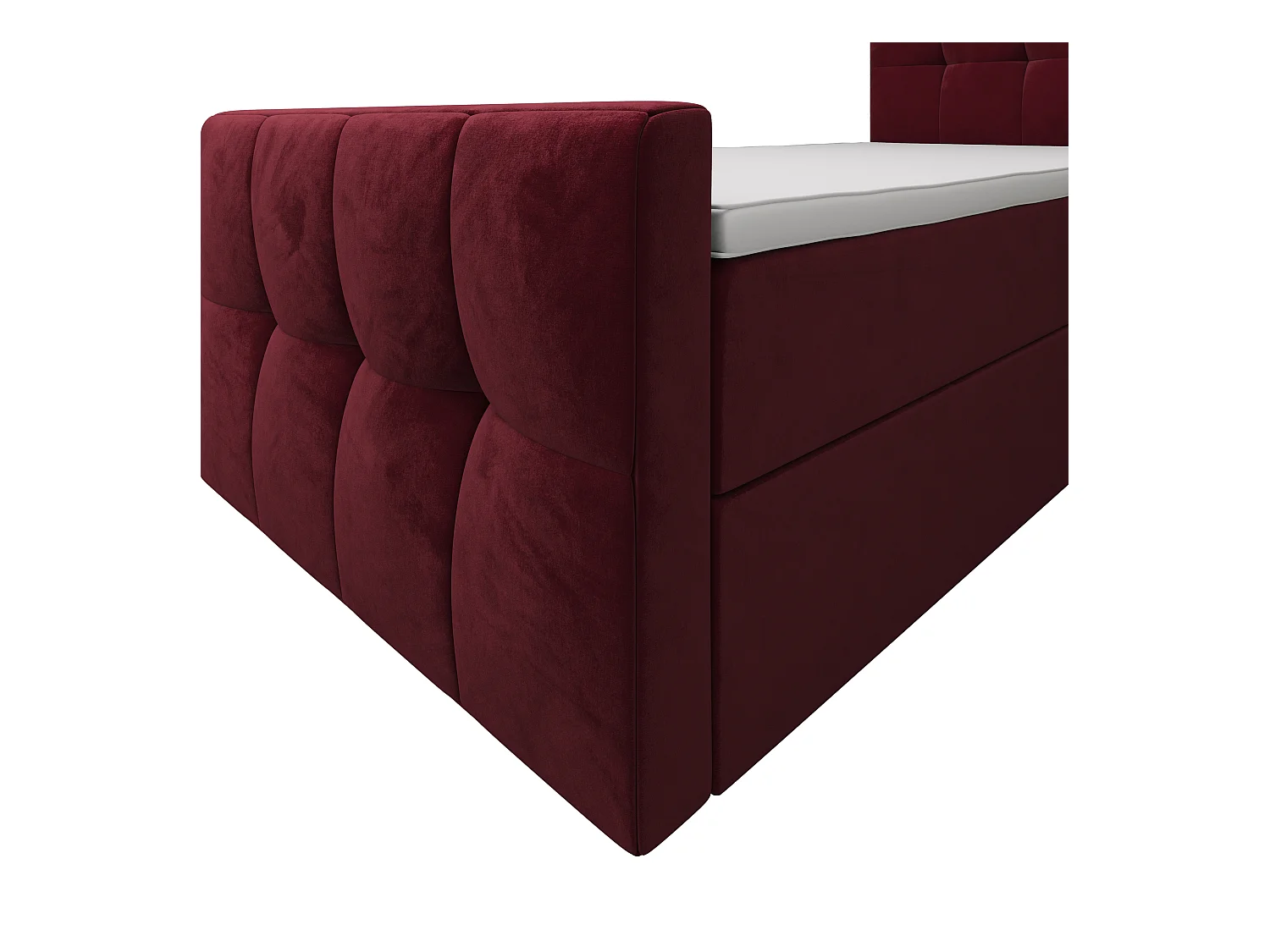 Boxspringbett MANHATAN 120x200 Monolith 59