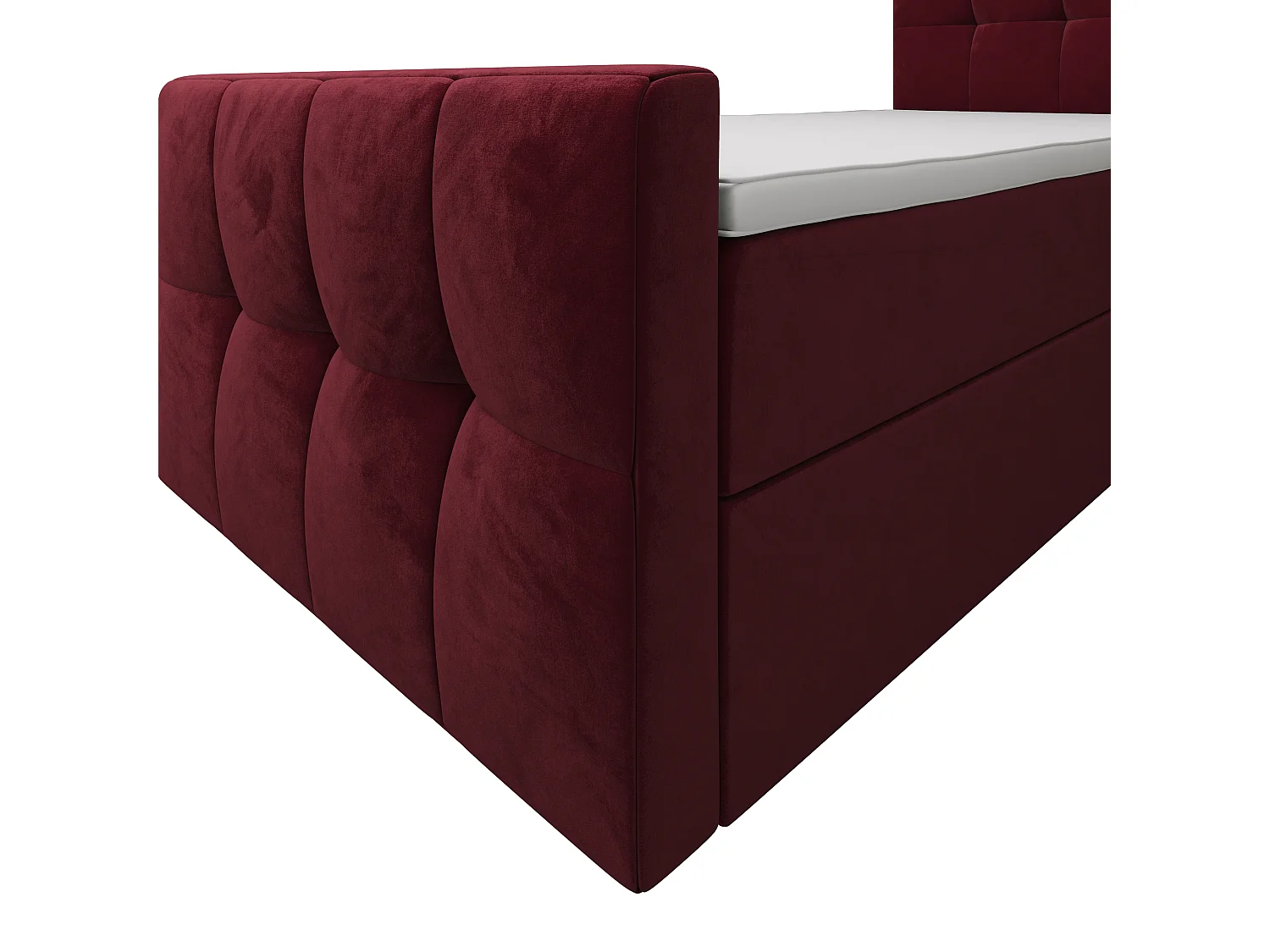 Boxspringbett MANHATAN 120x200 Monolith 59