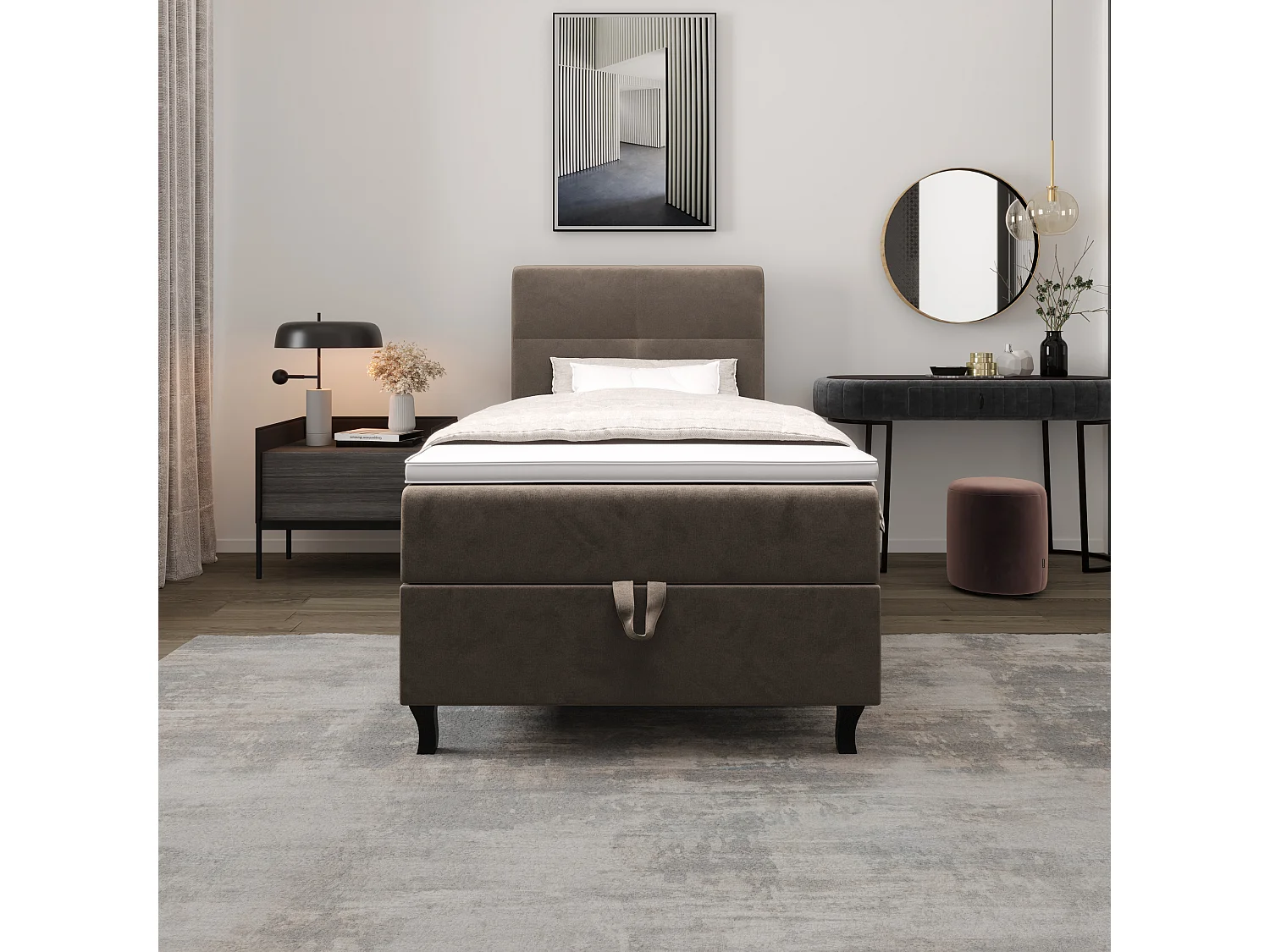 Boxspringbett LIMBA 120x200 Monolith 15