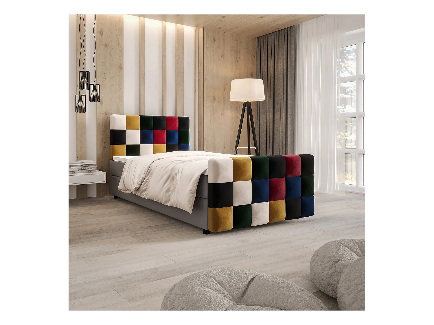 Boxspringbett LEMON Plus 120x200 Itaka Red