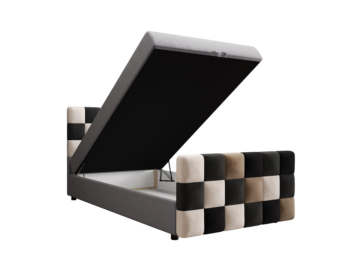 Boxspringbett LEMON Plus 120x200 Itaka Black