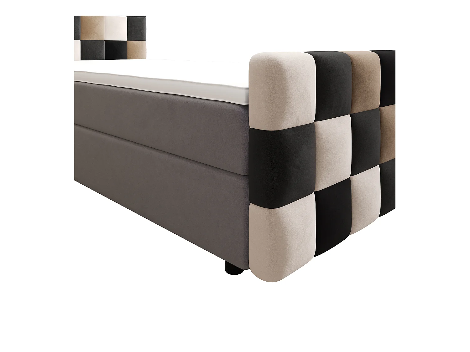 Boxspringbett LEMON Plus 120x200 Itaka Black