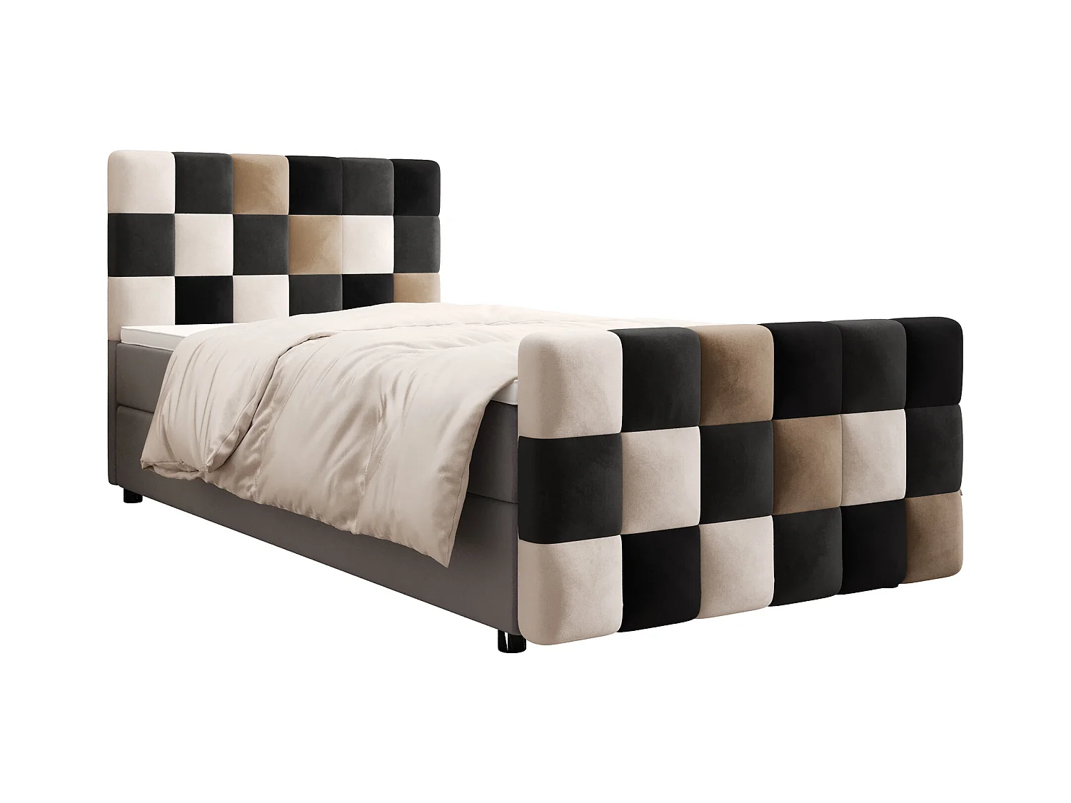 Boxspringbett LEMON Plus 120x200 Itaka Black
