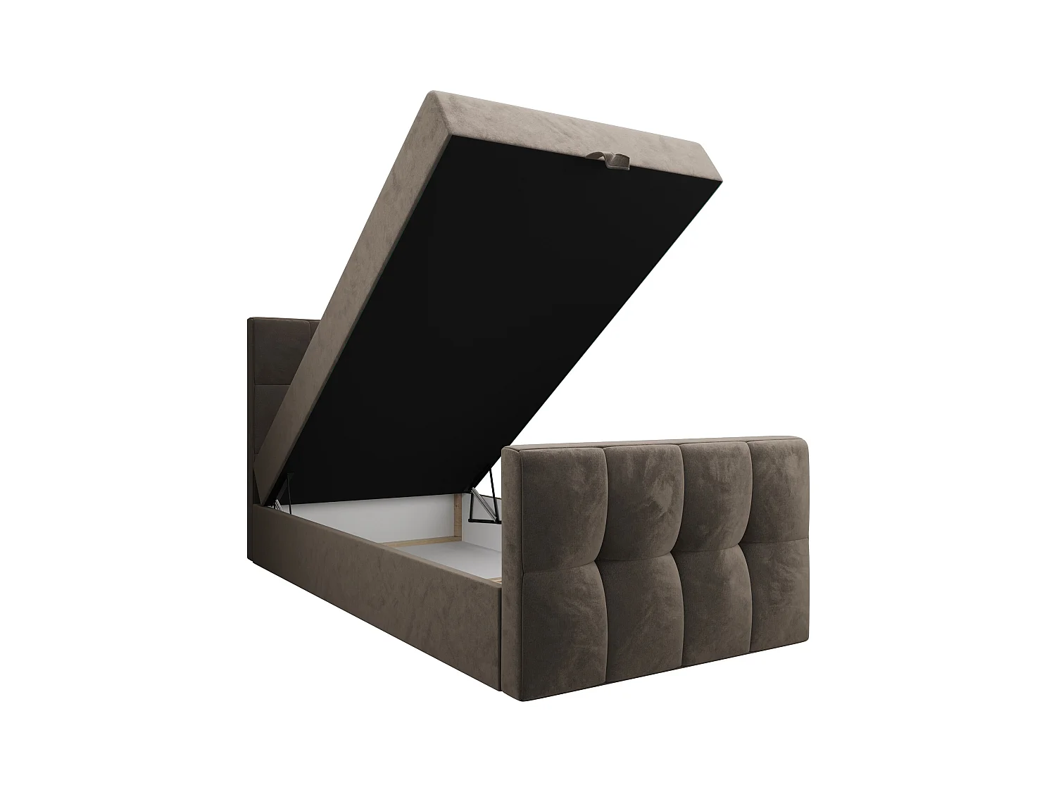 Boxspringbett MANHATAN 90x200 Monolith 15