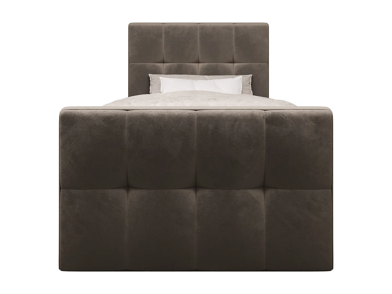 Boxspringbett MANHATAN 90x200 Monolith 15