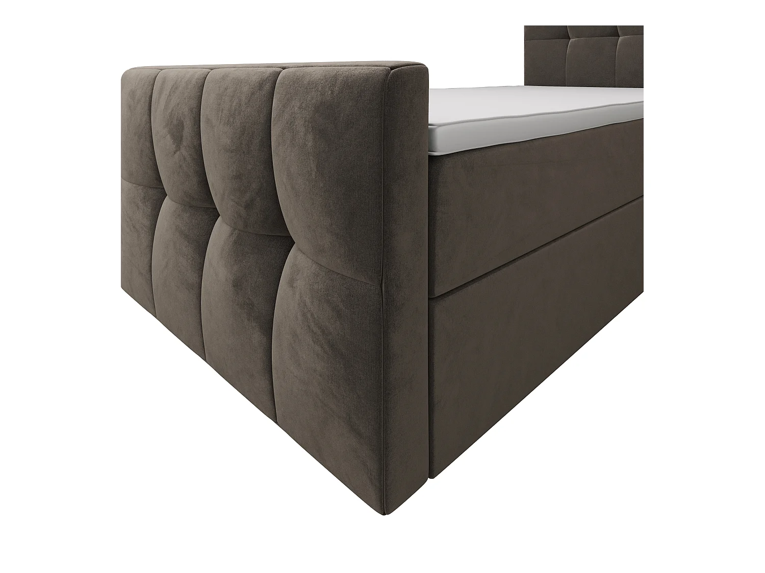 Boxspringbett MANHATAN 120x200 Monolith 15