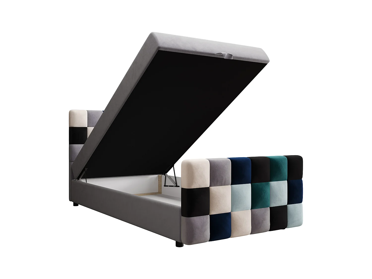 Boxspringbett LEMON Plus 120x200 Itaka Blau