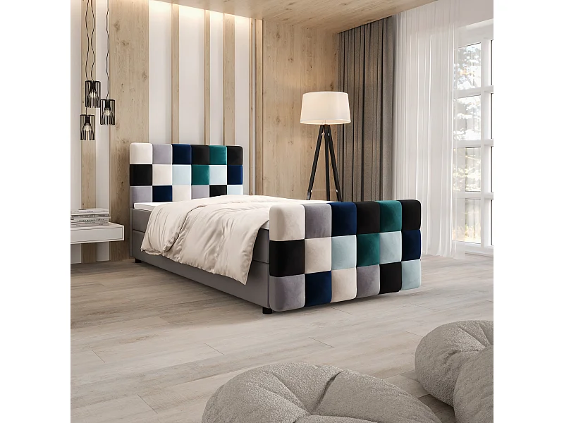 Boxspringbett LEMON Plus 120x200 Itaka Blau