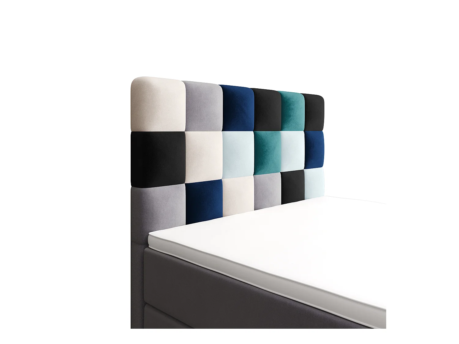 Boxspringbett LEMON Plus 90x200 Itaka Blau