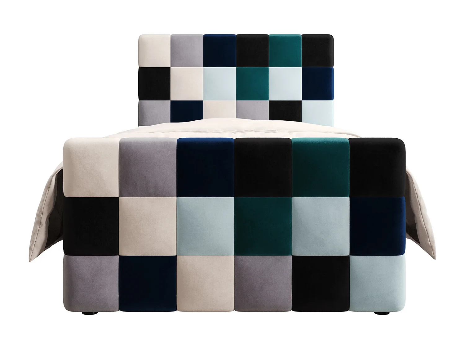 Boxspringbett LEMON Plus 90x200 Itaka Blau